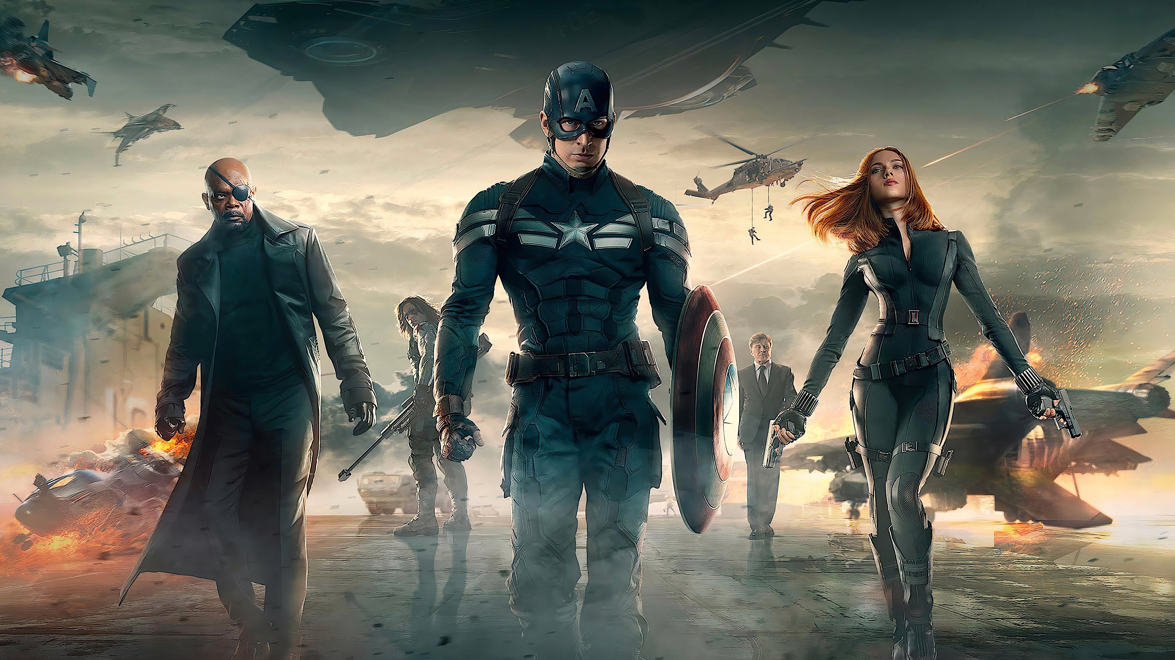 Pano de fundo do filme Capitão América 2: O Soldado Invernal