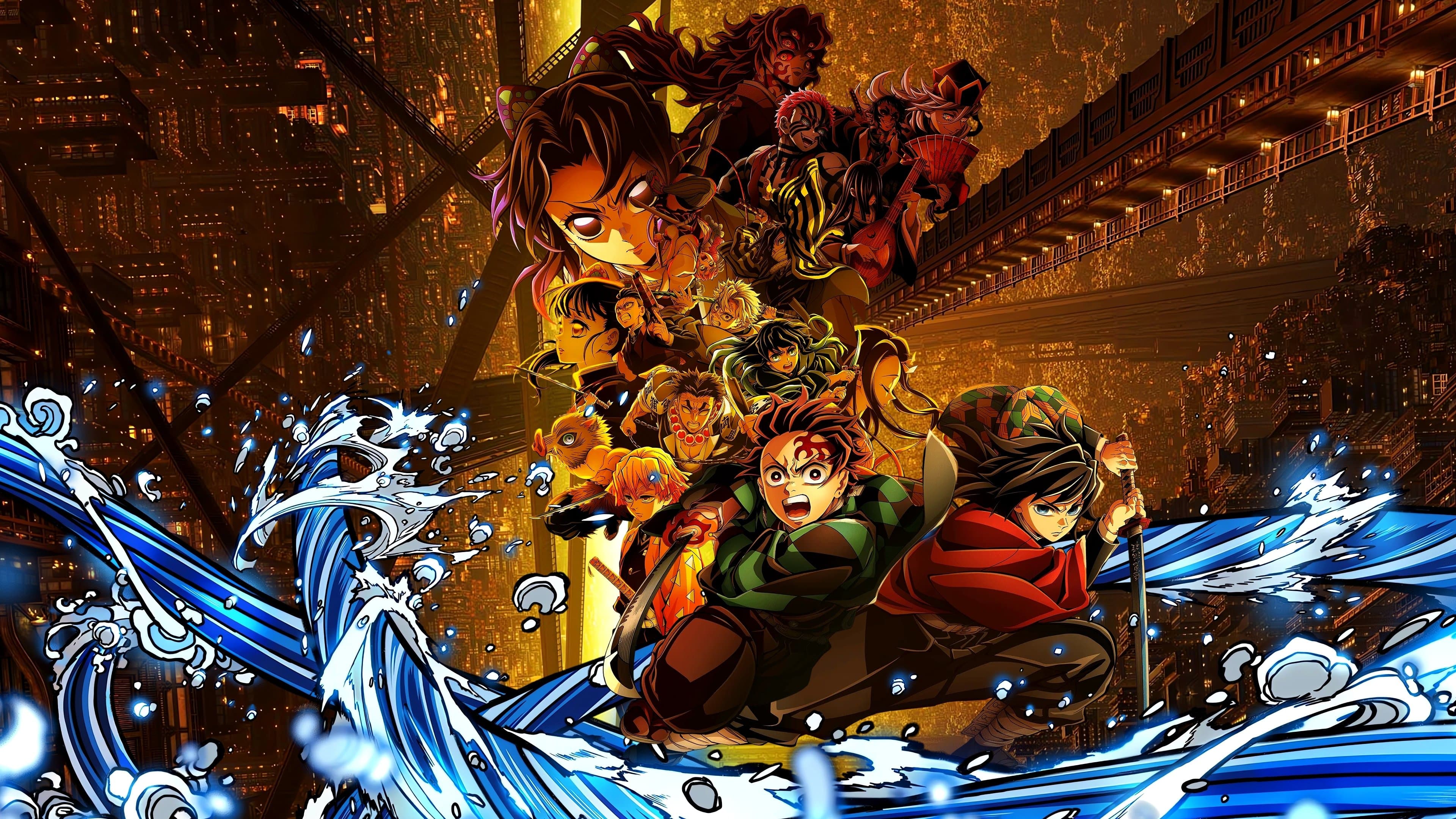 Pano de fundo do filme Demon Slayer: Kimetsu no Yaiba - Castelo Infinito