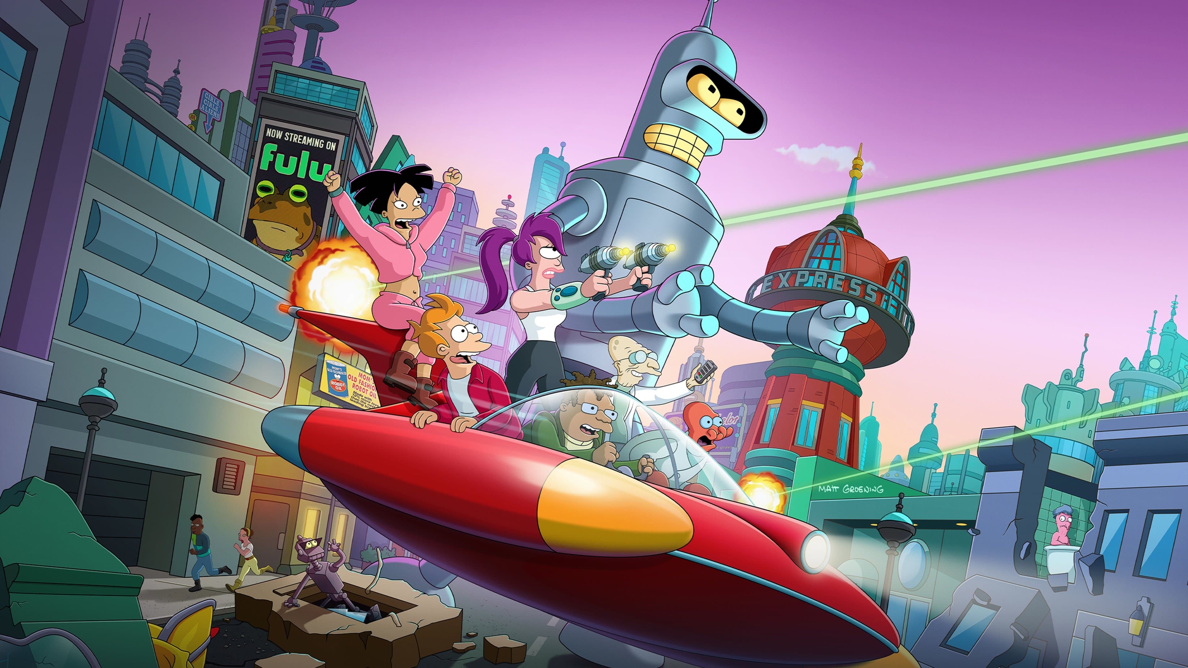 Pano de fundo do filme Futurama