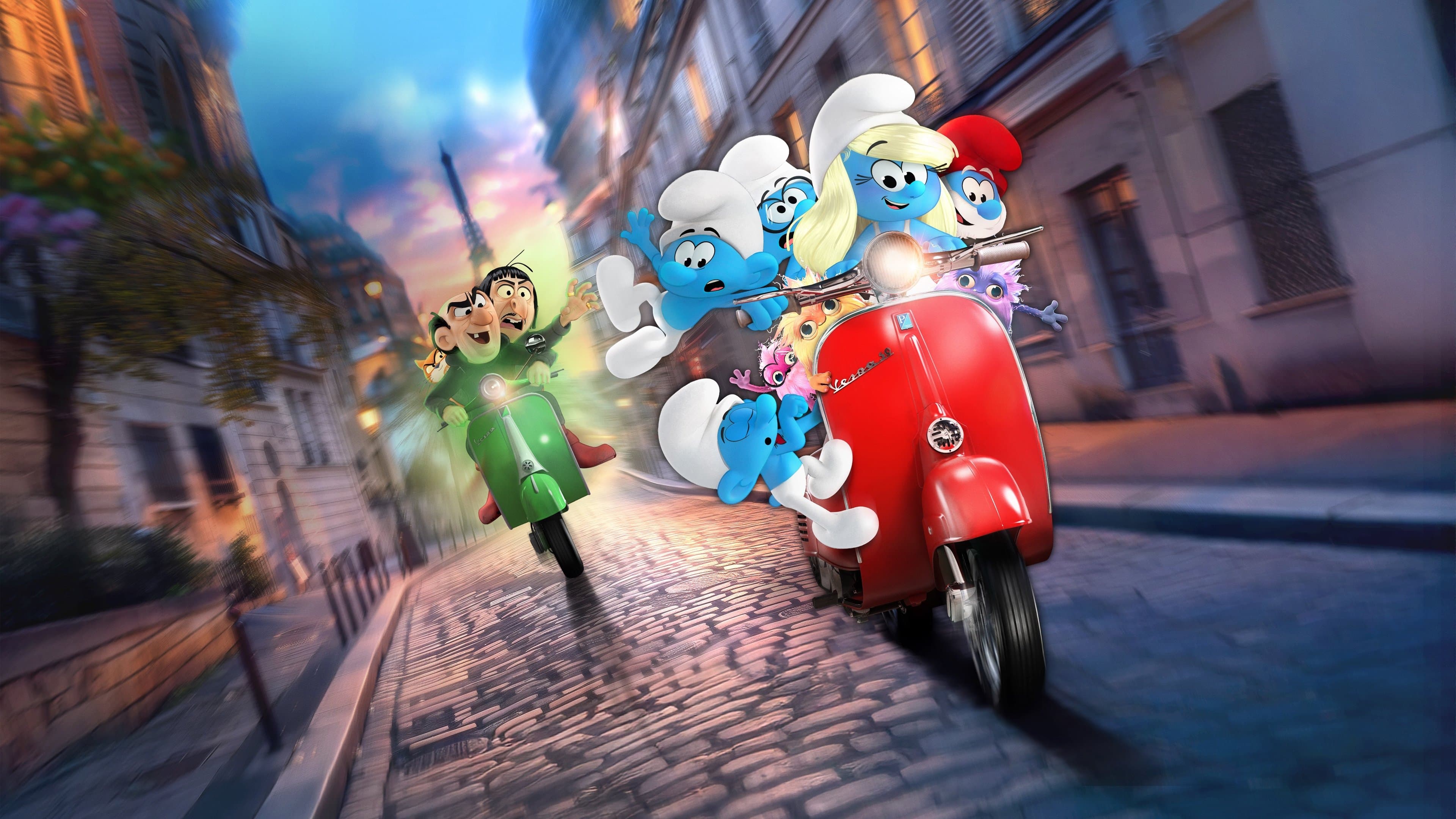 Pano de fundo do filme Smurfs