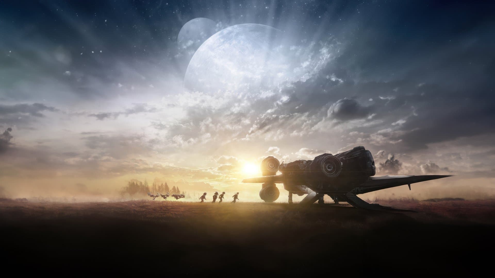 Pano de fundo do filme Star Wars: Skeleton Crew