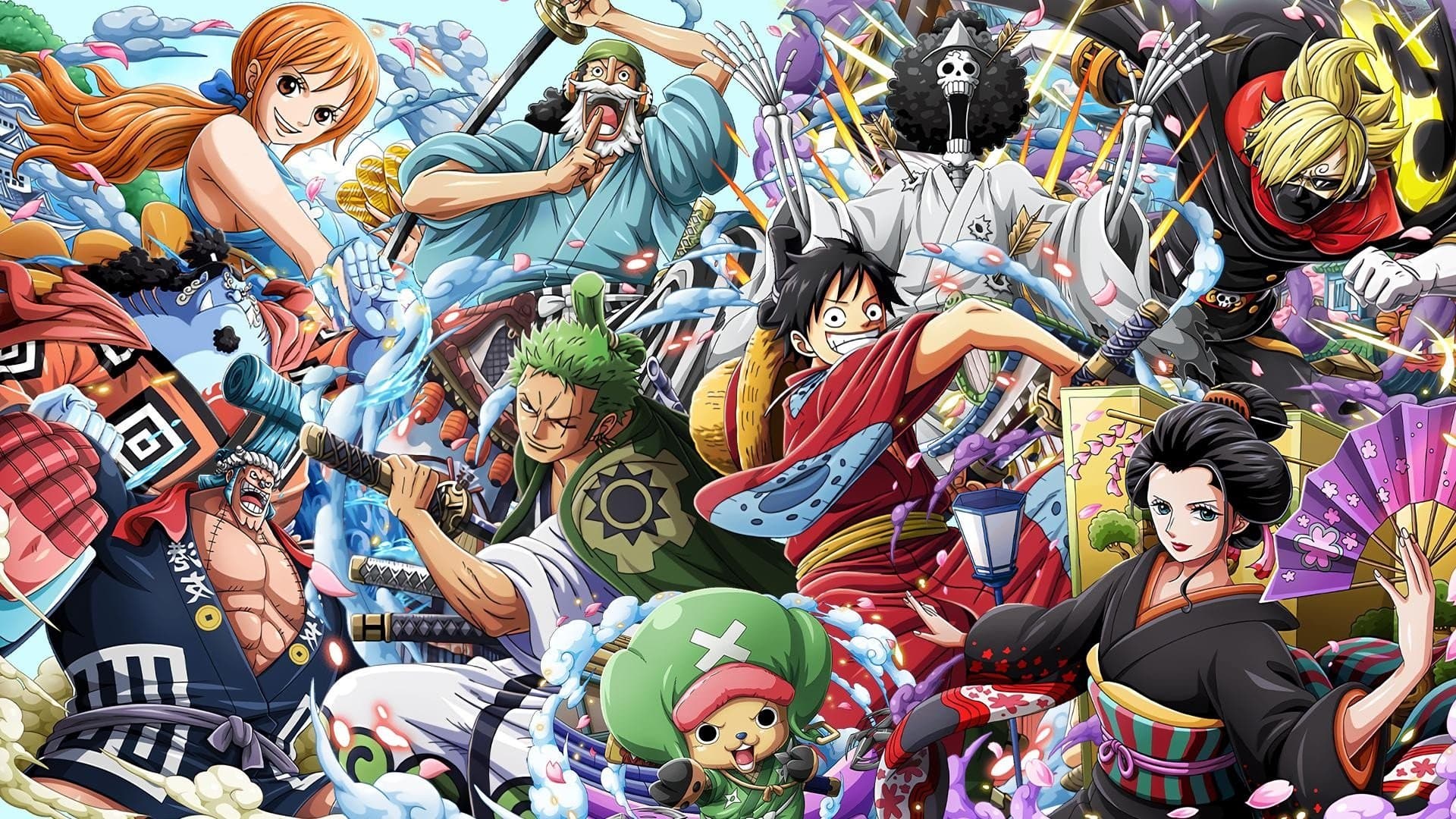 Pano de fundo do filme One Piece