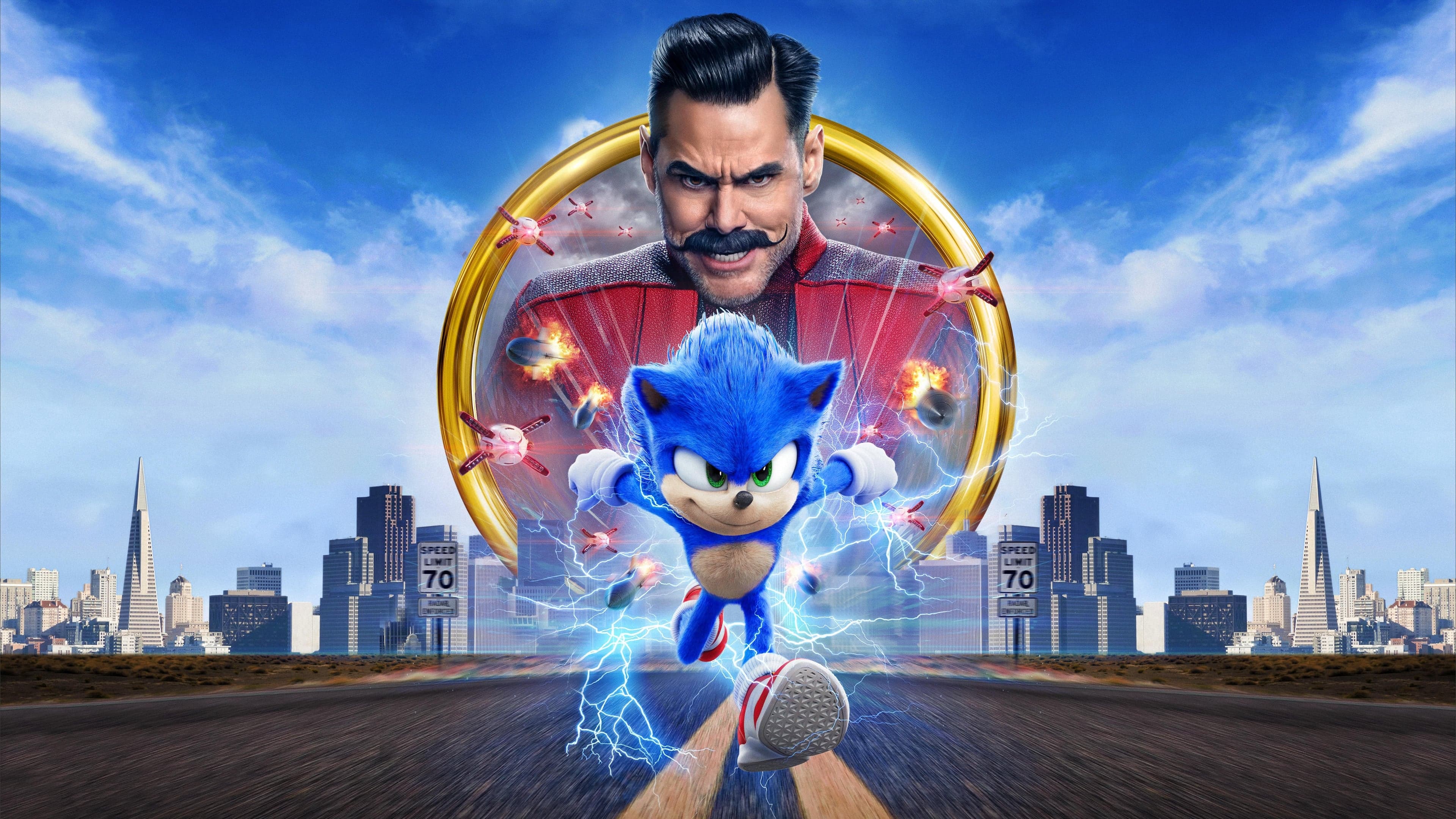 Pano de fundo do filme Sonic: O Filme