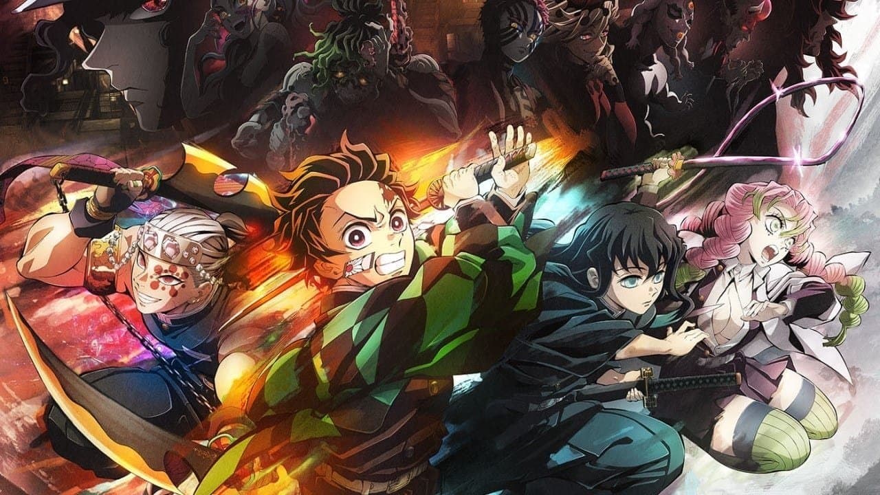 Pano de fundo do filme Demon Slayer: Kimetsu no Yaiba - Para a Vila do Espadachim