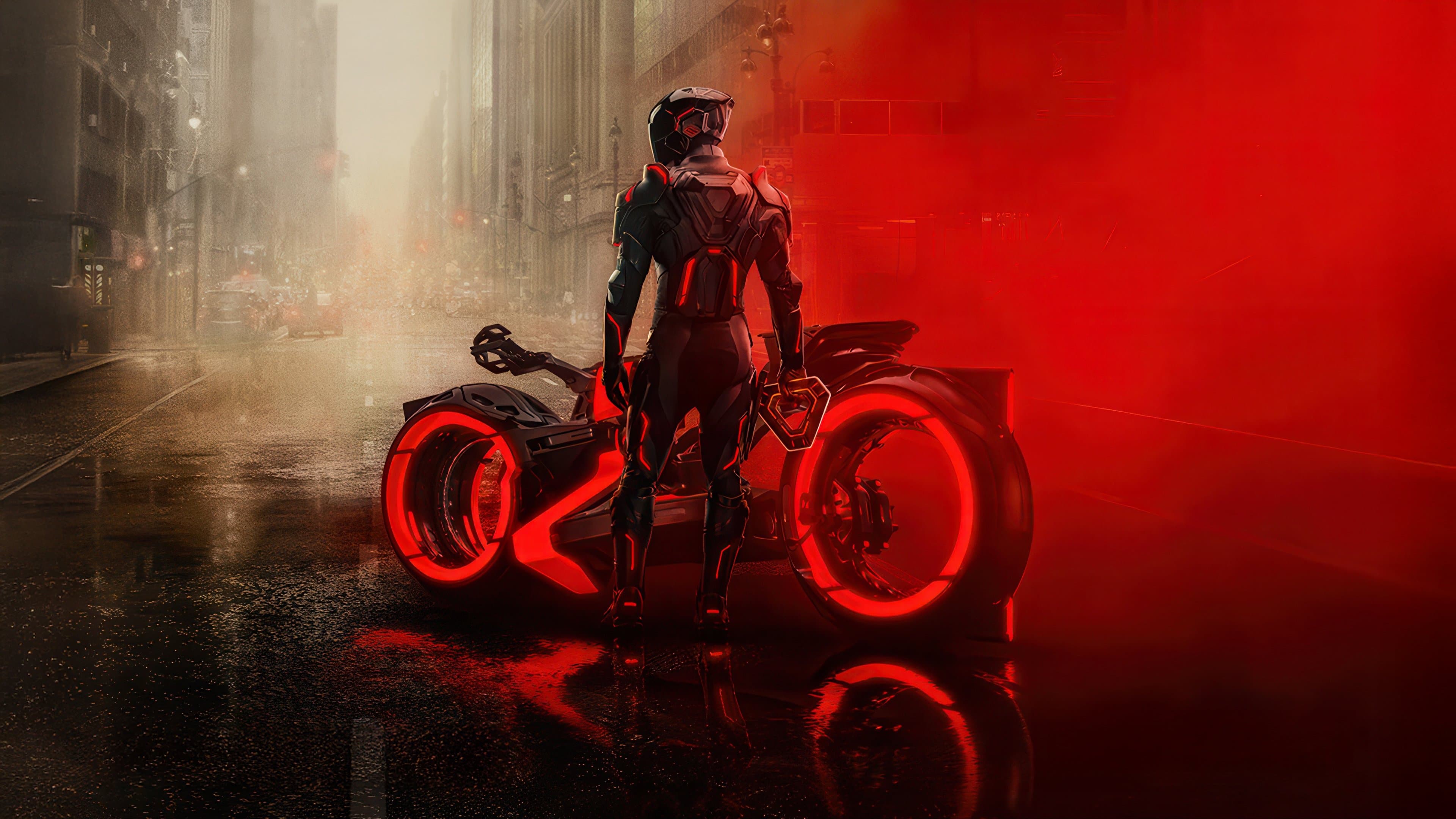 Pano de fundo do filme Tron: Ares