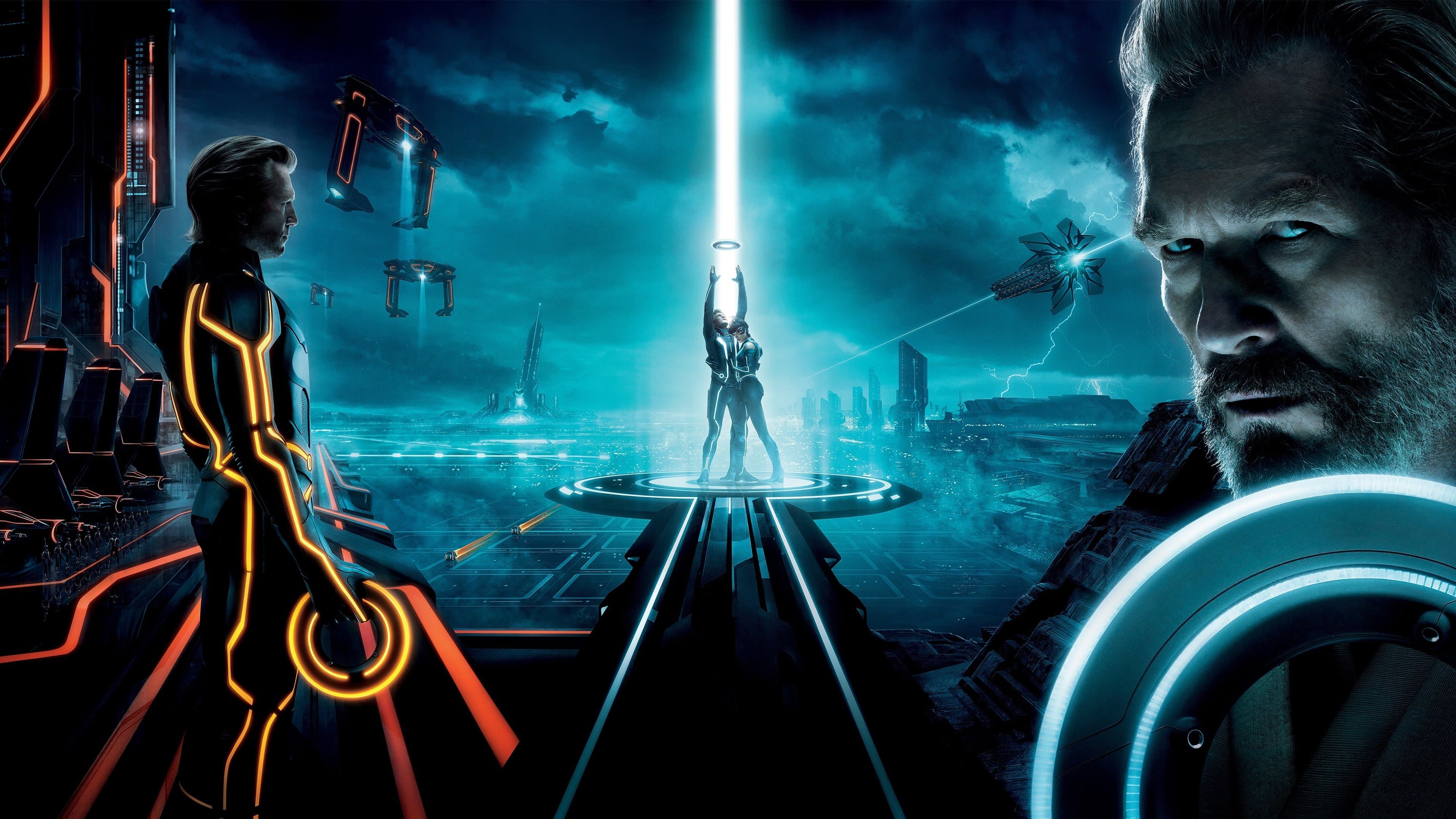 Pano de fundo do filme Tron: O Legado